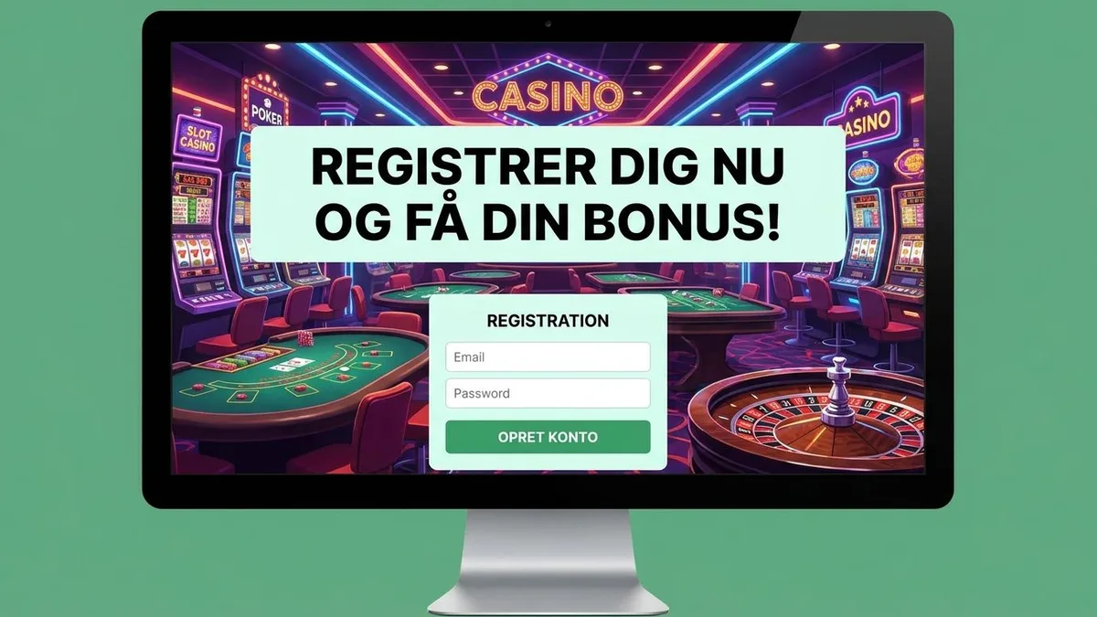 Registrering med bonus